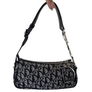 |SOLD| Authentic Christian Dior Charm Trotter Diorissimo Monogram Shoulder Bag